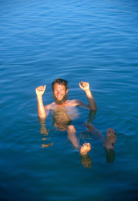 Terry -- "Swimming" in the Dead Sea