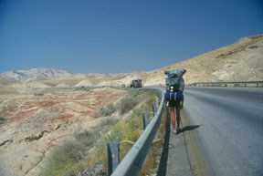 Walking on the Road to Jerusalem