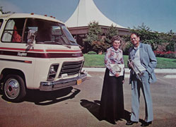 Pastor Dave and Deloris and the motorhome