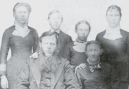 Rev. Olaus Okerson and Family - November, 1881.