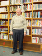 Dale Peretti in church library