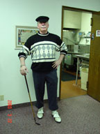 Gentleman Golfer with Club